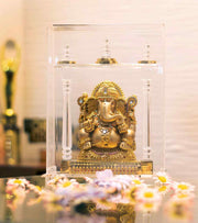 Premsons® Golden Ganesha in Display Box – Elegant Gift for Festive Occasions