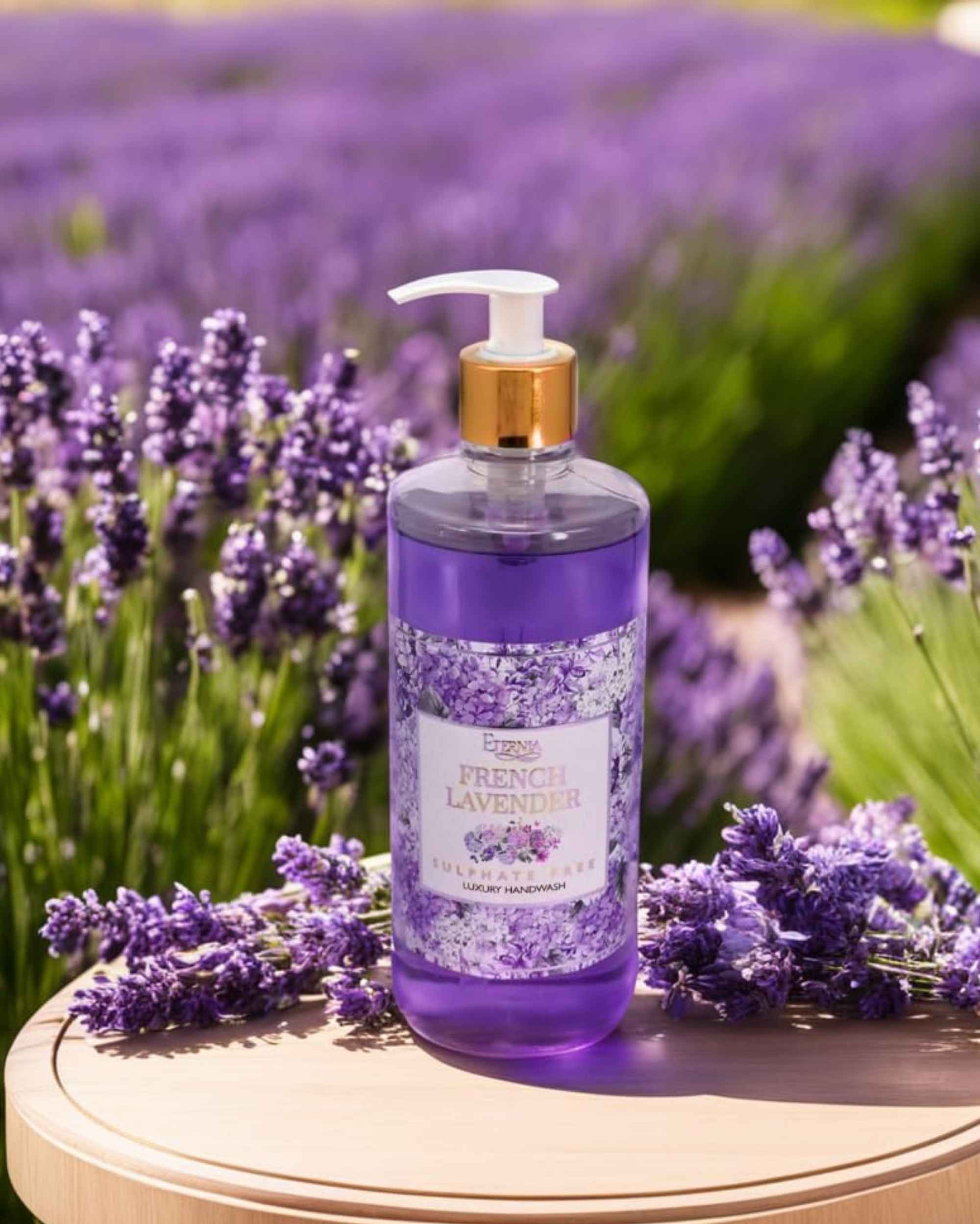 Eternia® French Lavender Sulphate-Free Handwash - Premium Cruelty-Free Liquid Soap - Luxurious Foam & Thick Honey-Like Consistency - 500ml