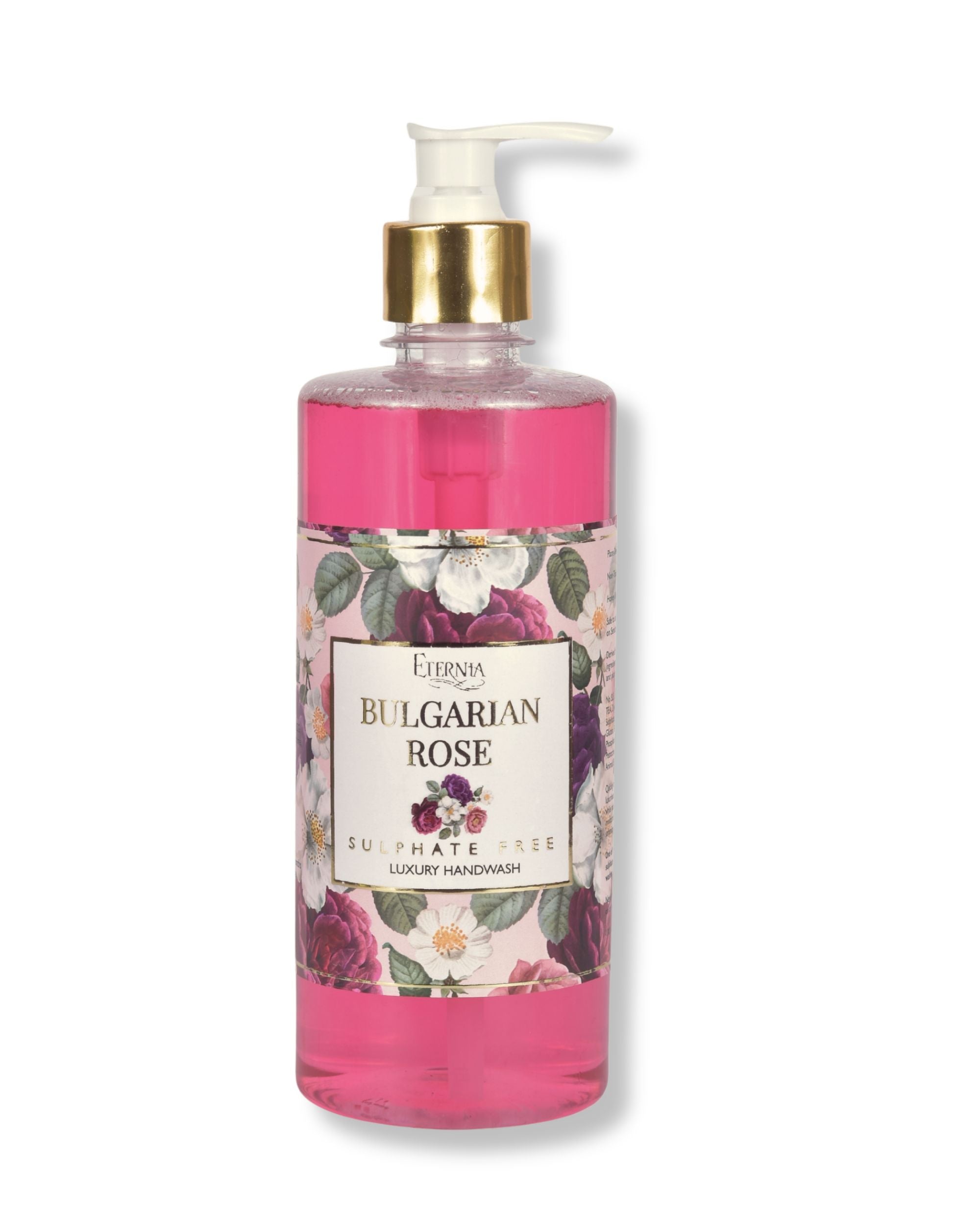 Eternia® Bulgarian Rose Sulphate-Free Handwash - Premium Cruelty-Free Liquid Soap - Luxurious Foam & Thick Honey-Like Consistency - 500ml