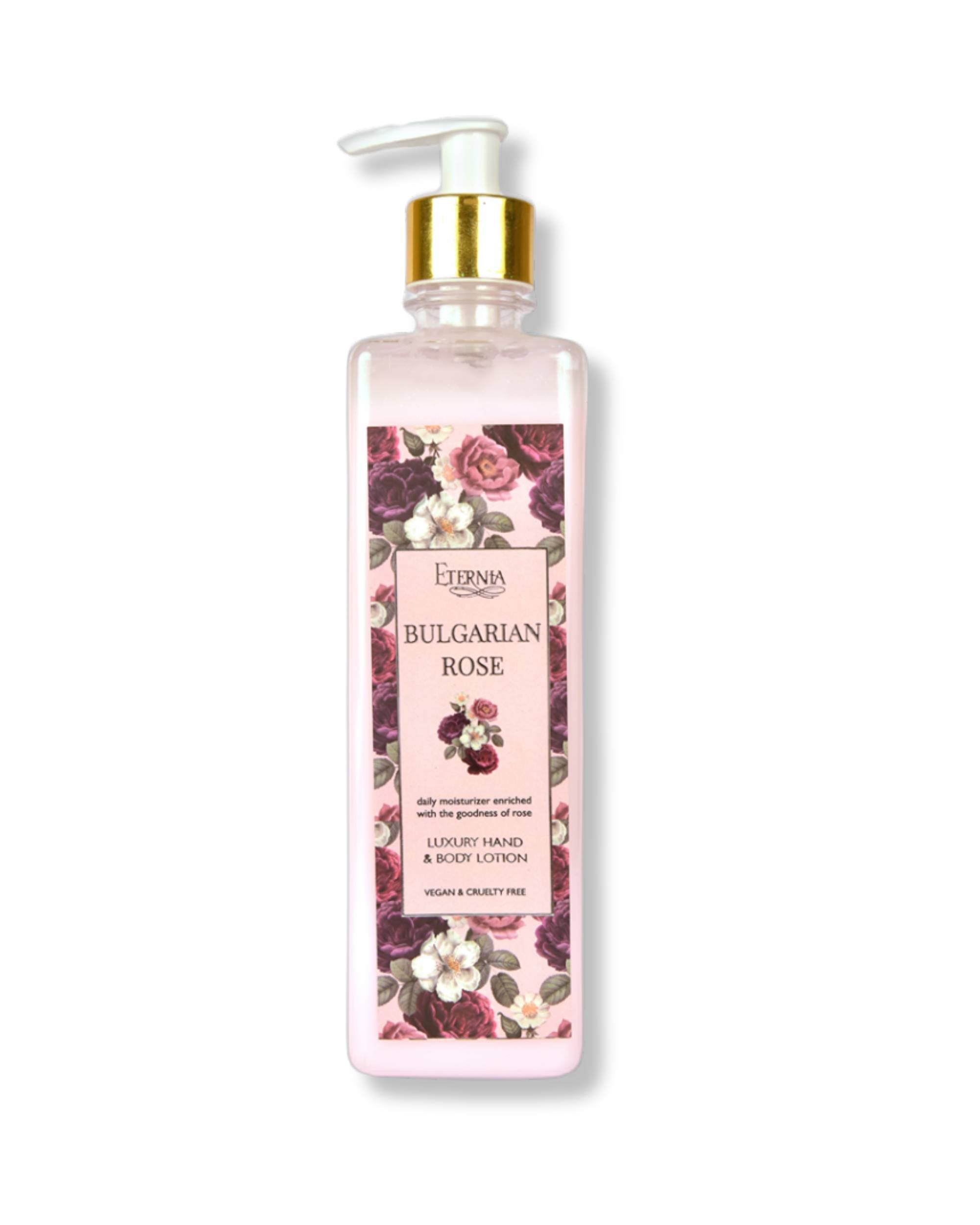 Eternia® Bulgarian Rose Hand & Body Lotion - Vegan & Cruelty-Free Daily Moisturizer - 500ml
