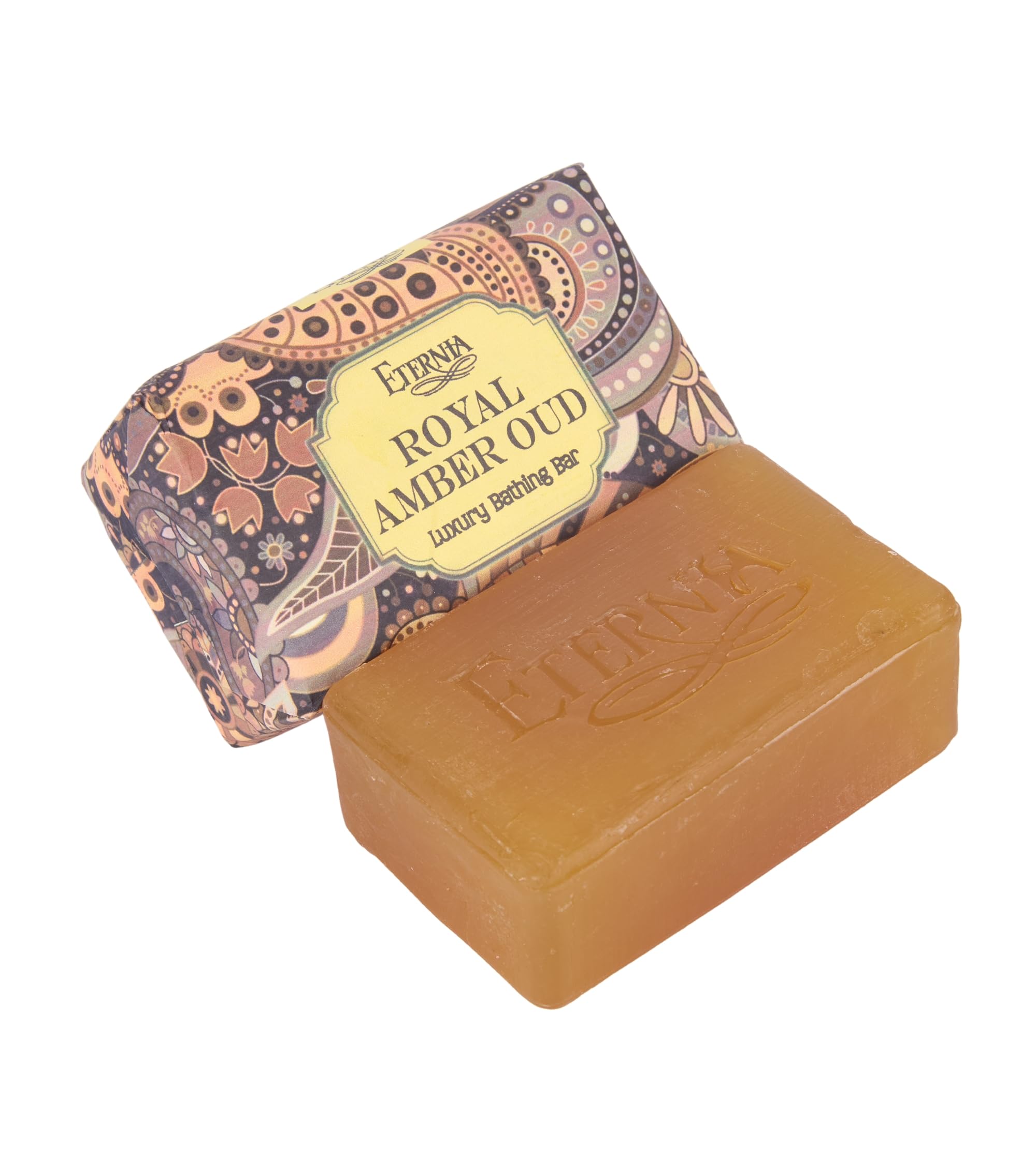 Eternia® Royal Amber Oud Luxury Soap Bar – Gentle, Hydrating & Refreshing Daily Face & Body Care