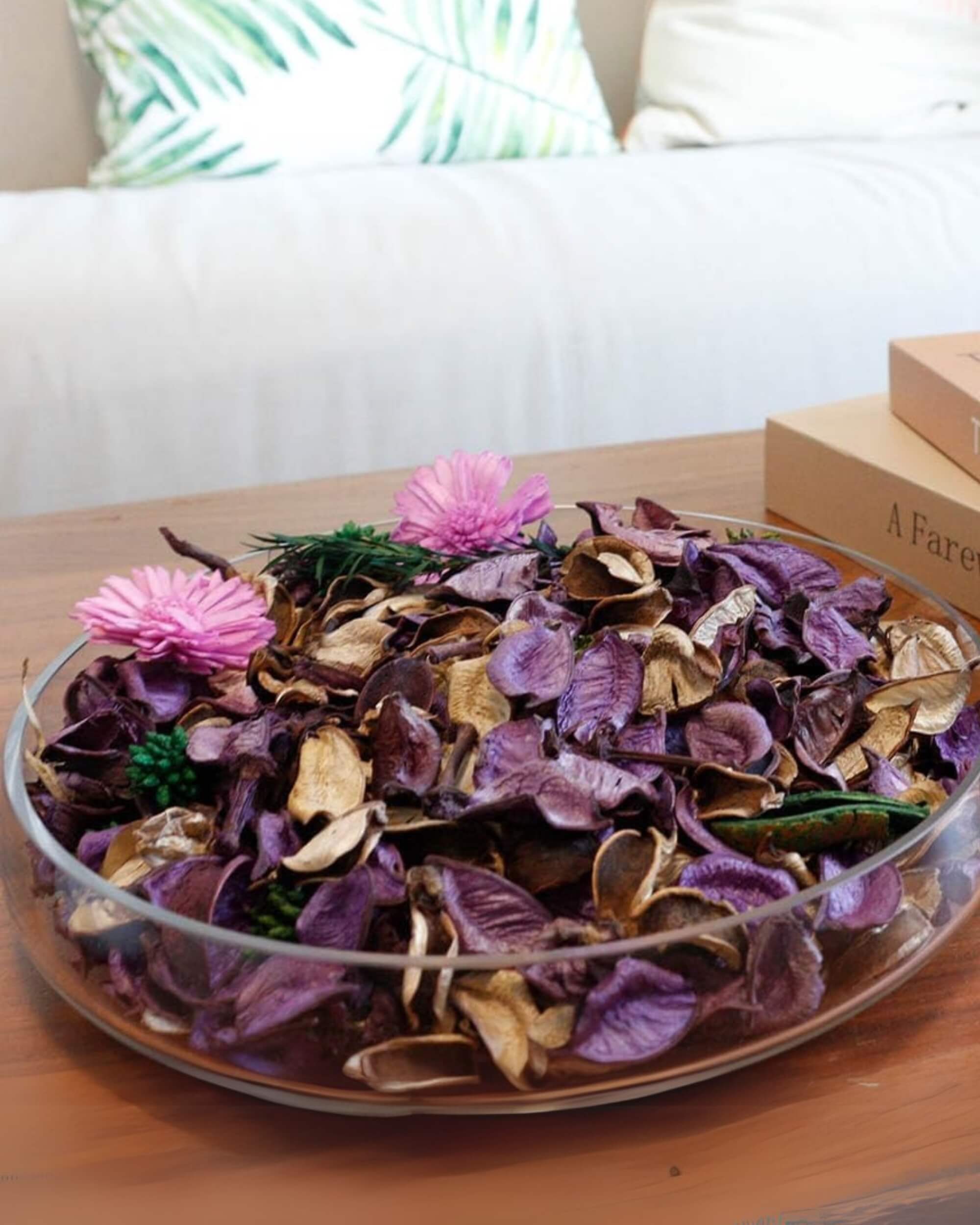 Eternia® Potpourri with Petals for Home Fragrance – Dried Flowers for Office, Bathroom & Spa Décor – Long-Lasting Room Air Freshener & Vase Filler - 100 gm