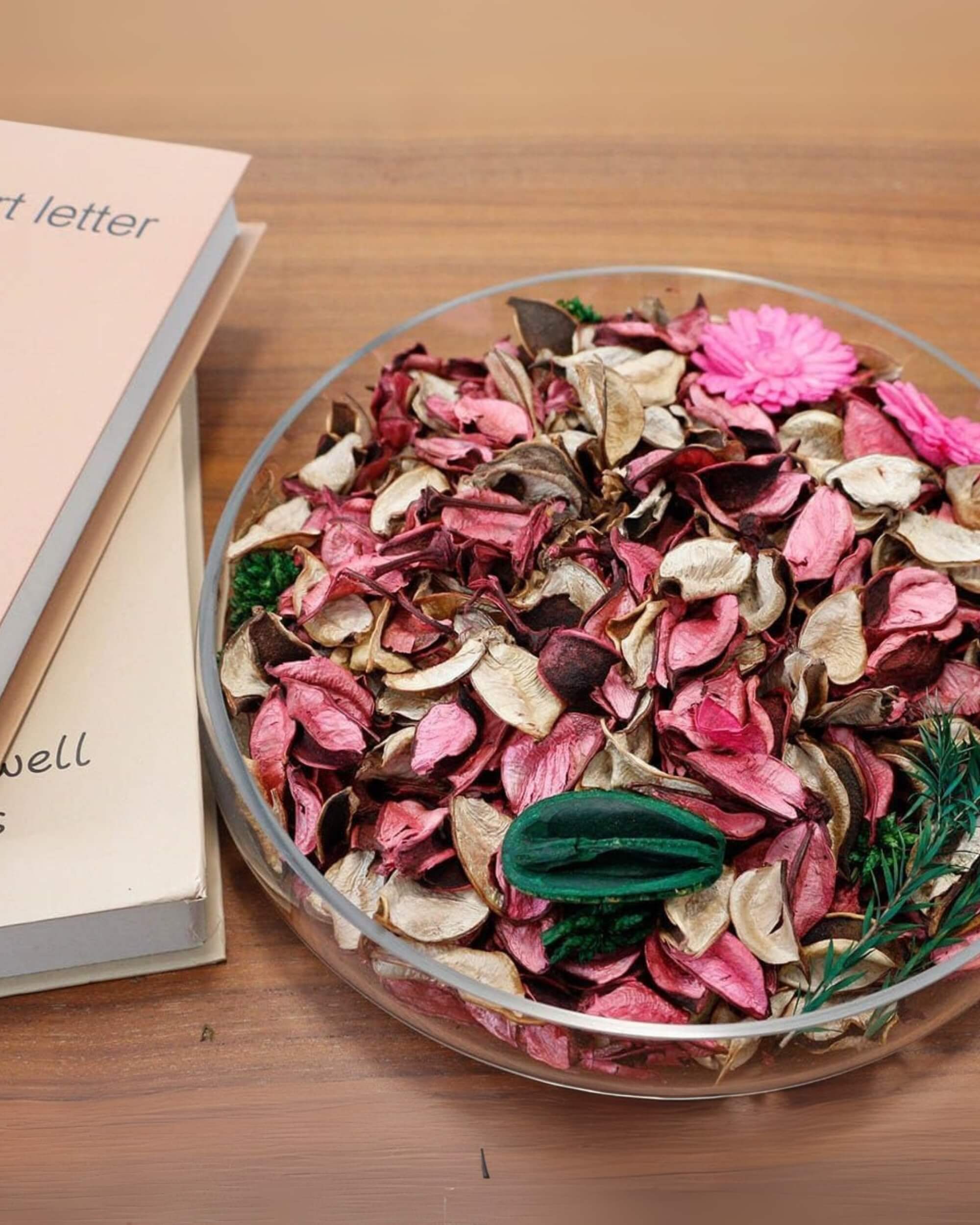 Eternia® Potpourri with Petals for Home Fragrance – Dried Flowers for Office, Bathroom & Spa Décor – Long-Lasting Room Air Freshener & Vase Filler - 50 gm