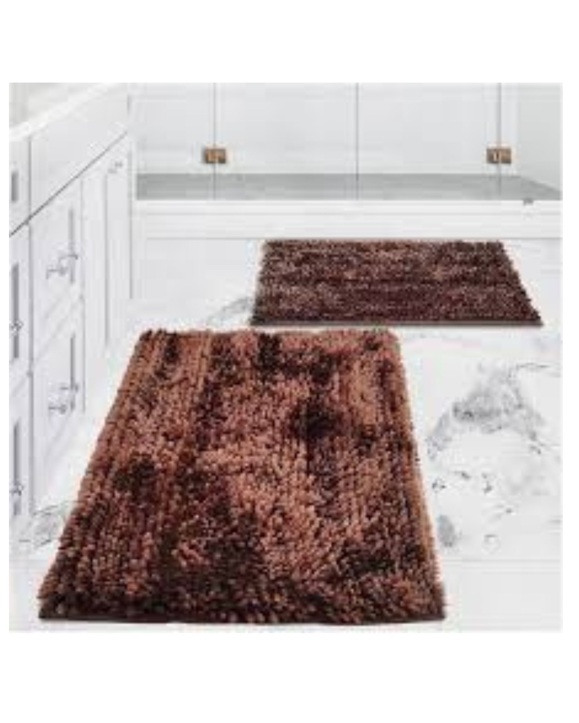 Premsons® Super Soft Anti-Skid Bath Mat – Ultra Absorbent & Plush Rectangular Rug for Bathroom, Quick-Dry, Machine Washable, Comfortable & Durable (40x60 cm, Chocolate Brown)