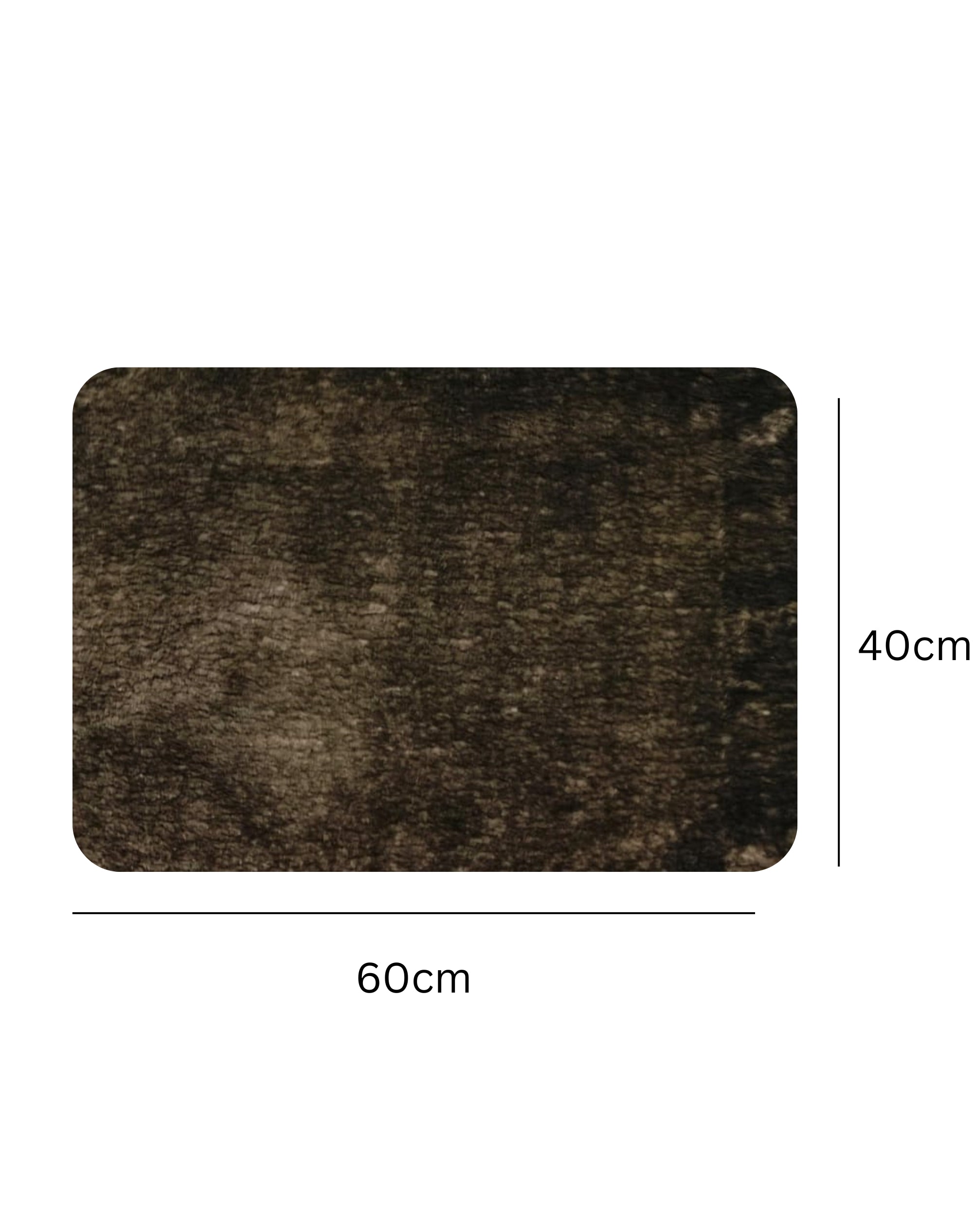 Premsons® Super Soft Anti-Skid Bath Mat – Ultra Absorbent & Plush Rectangular Rug for Bathroom, Quick-Dry, Machine Washable, Comfortable & Durable (40x60 cm, Espresso Brown)