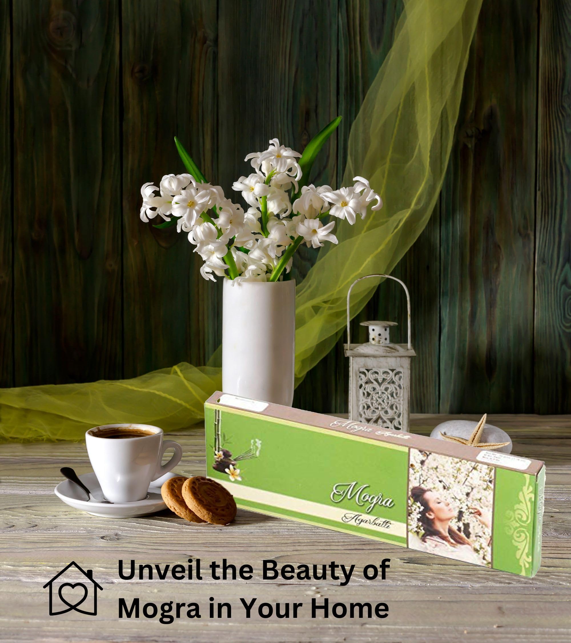 Eternia® Mogra Scent of Burning Incense Sticks with Fragrances for Aromatic Environment Agarbatti- (Pack of-3)