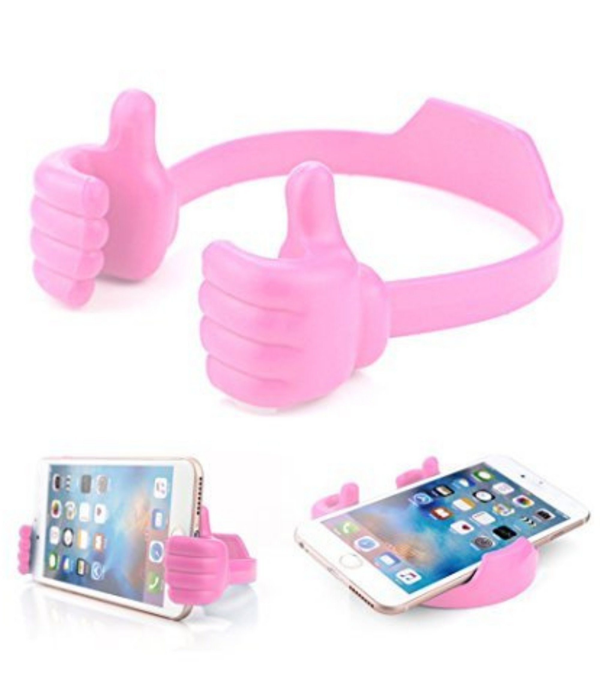 Premsons® OK Hand Shaped Mobile Stand – Universal Holder for Smartphones & Tablets | Sturdy & Cute Desk Accessory for Home, Office, Study Table