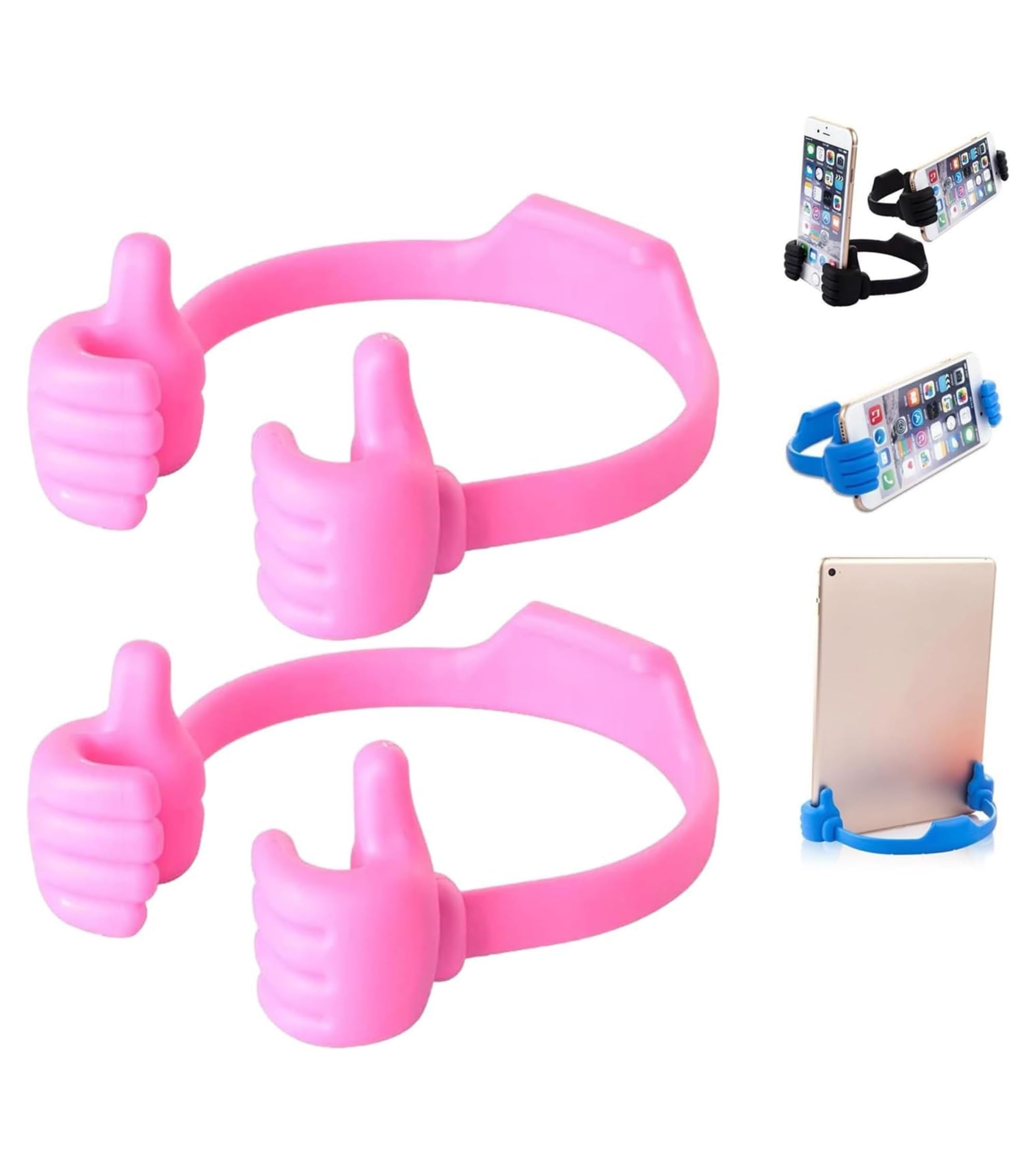 Premsons® OK Hand Shaped Mobile Stand – Universal Holder for Smartphones & Tablets | Sturdy & Cute Desk Accessory for Home, Office, Study Table
