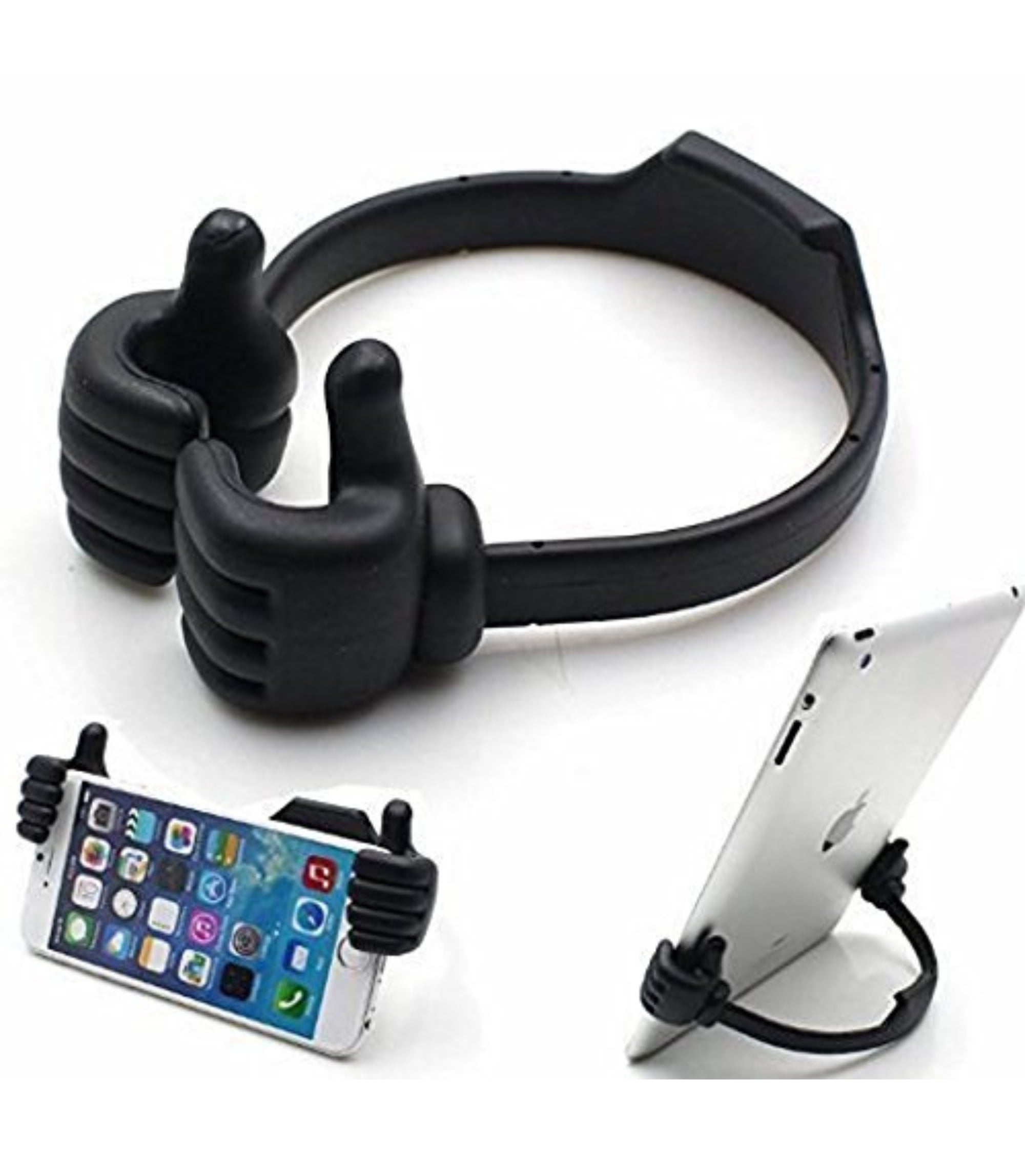 Premsons® OK Hand Shaped Mobile Stand – Universal Holder for Smartphones & Tablets | Sturdy & Cute Desk Accessory for Home, Office, Study Table