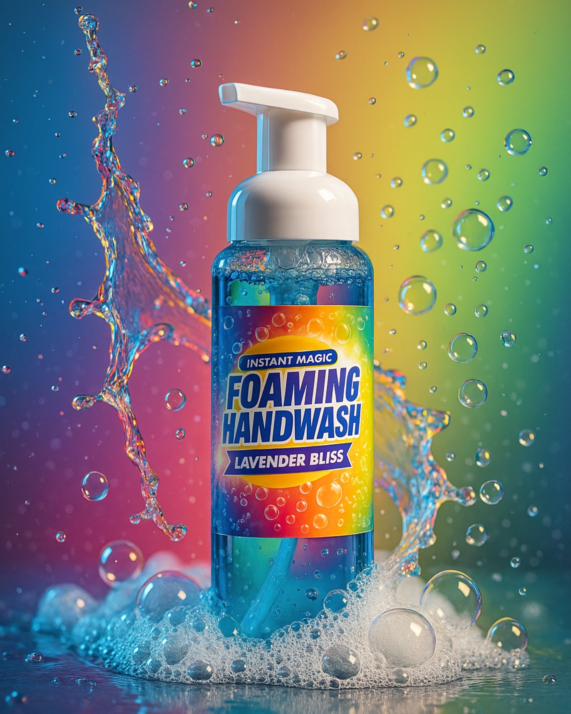 Eternia® Instant Magic Foaming Handwash – Lavender Bliss | Refreshing, Gentle & Moisturizing Hand Wash Refill for Soft, Fragrant Hands (200ml)
