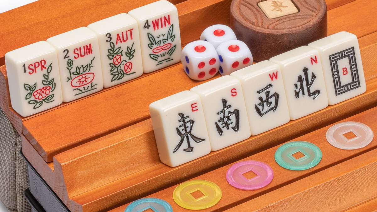 Mahjong Accessories - Racks, Pushers, Cards & Scoring Sticks