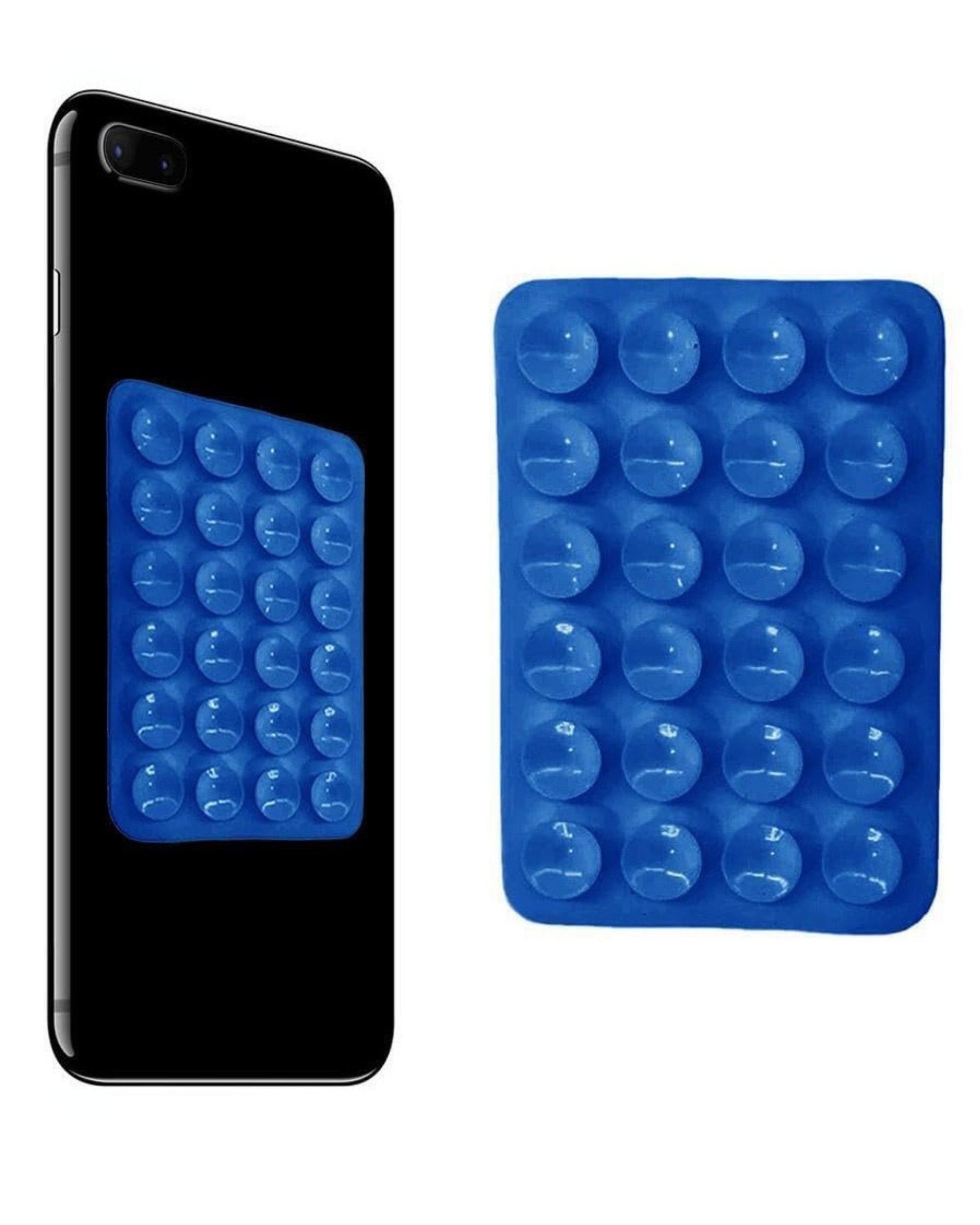 Premsons® StickyGrippy Suction Phone Case Mount – Silicone Adhesive Holder for iPhone & Android | Hands-Free Mirror & Shower Stand, Fidget Toy for Videos, Selfies & More