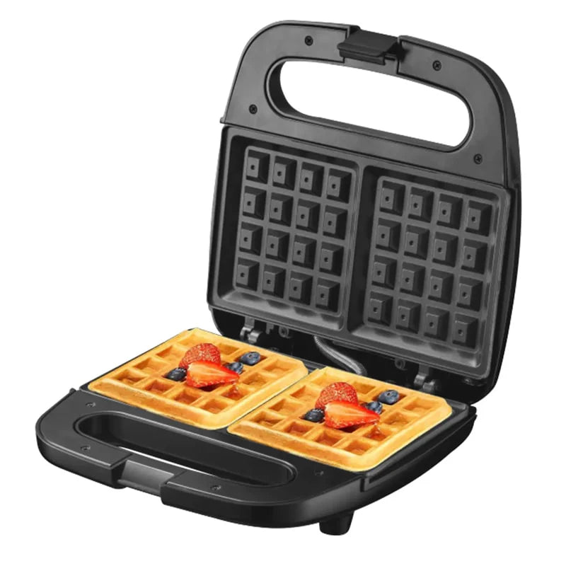 Premsons® SK-08072 Electric Waffle Maker | Non-Stick Plates, Quick Heating, Indicator Lights, Compact & Easy to Clean
