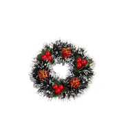 Premsons® Mini Christmas Wreath – Small Hanging Festive Ornament