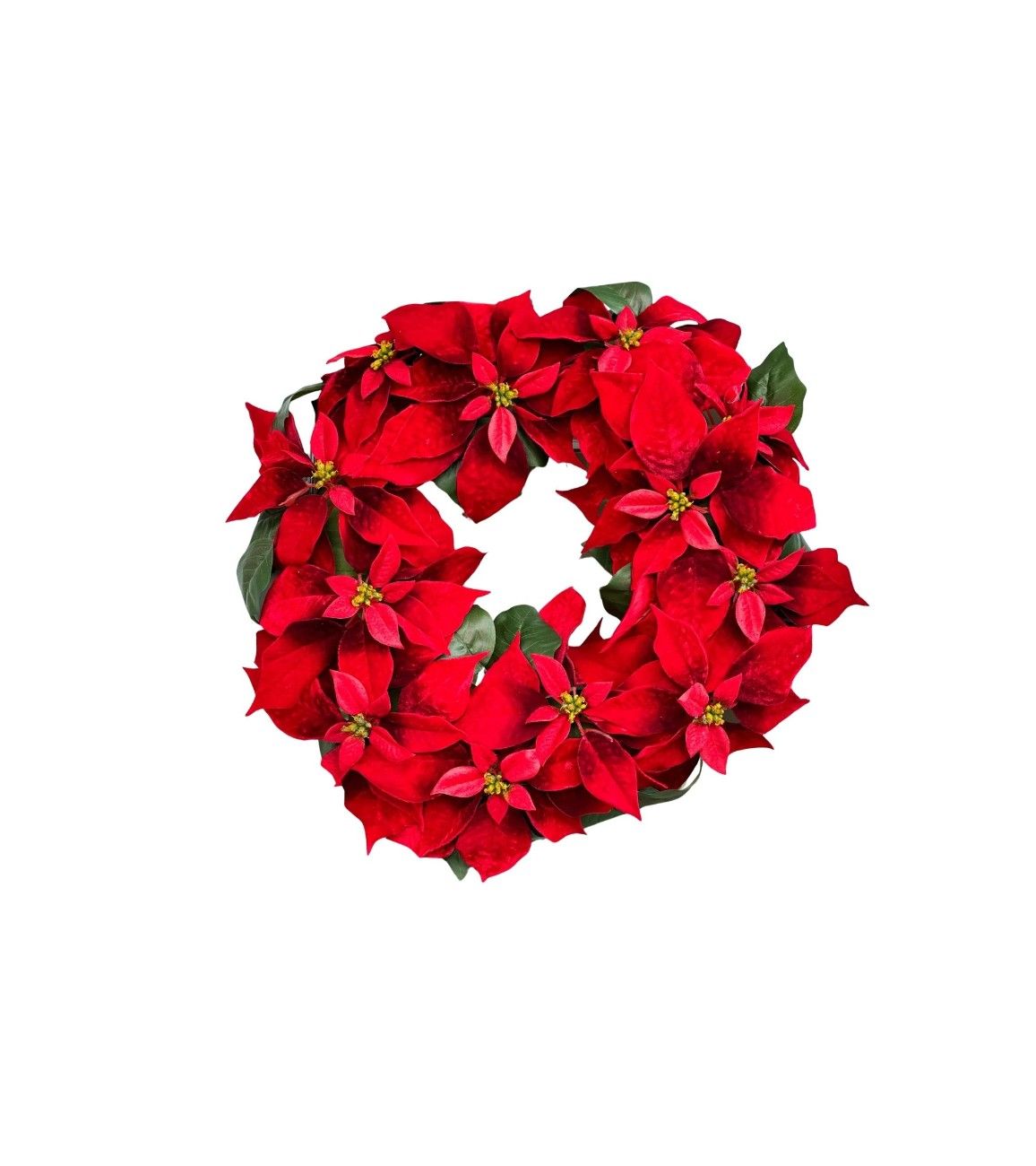 Premsons® Poinsettia Christmas Ornament – Mini Festive Floral Decoration