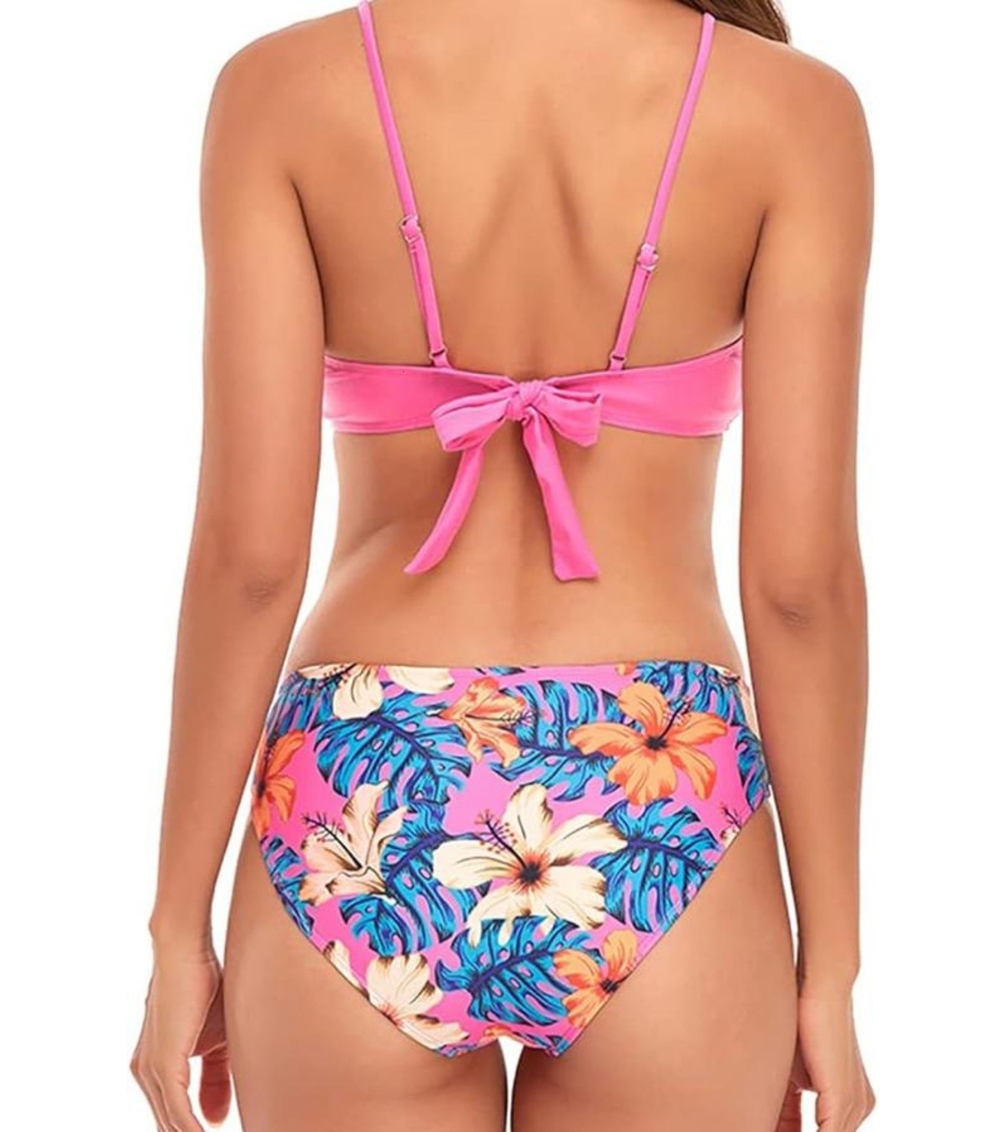 Premsons® Women's 3-Piece Floral Bikini Set with Cover-Up – Breathable, Skin-Friendly Swimwear for Pool, Spa, Vacations & Beach Parties