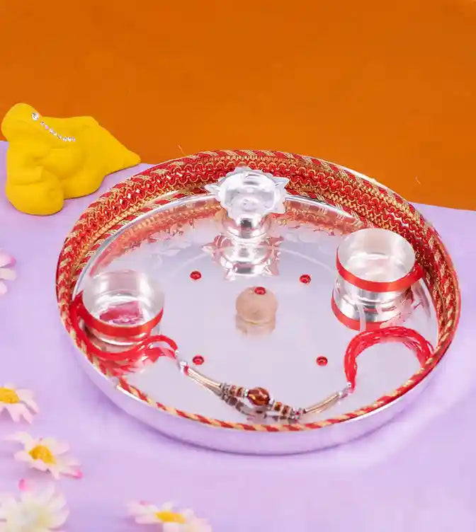 Premsons® Stainless Steel Festive Pooja Thali