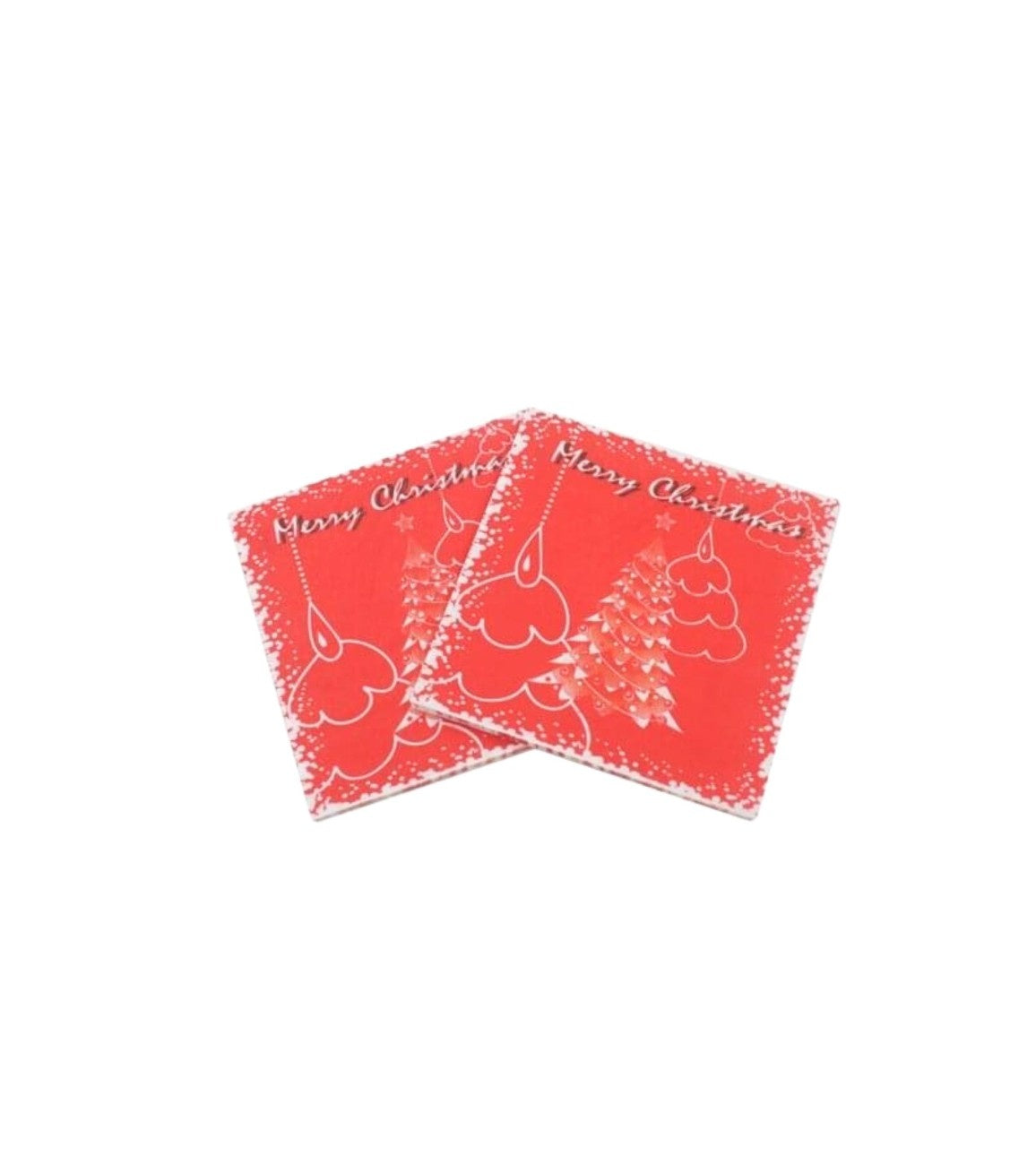 Premsons® Red Christmas Paper Napkins – Festive Party Serviettes