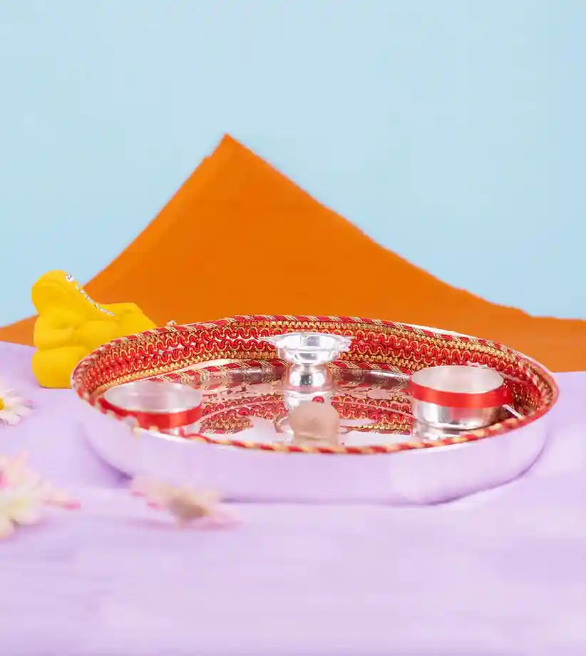 Premsons® Stainless Steel Festive Pooja Thali