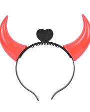 Premsons® Halloween LED Devil Horns Tiara Headband | Light-Up Horns for Halloween Costumes & Celebrations