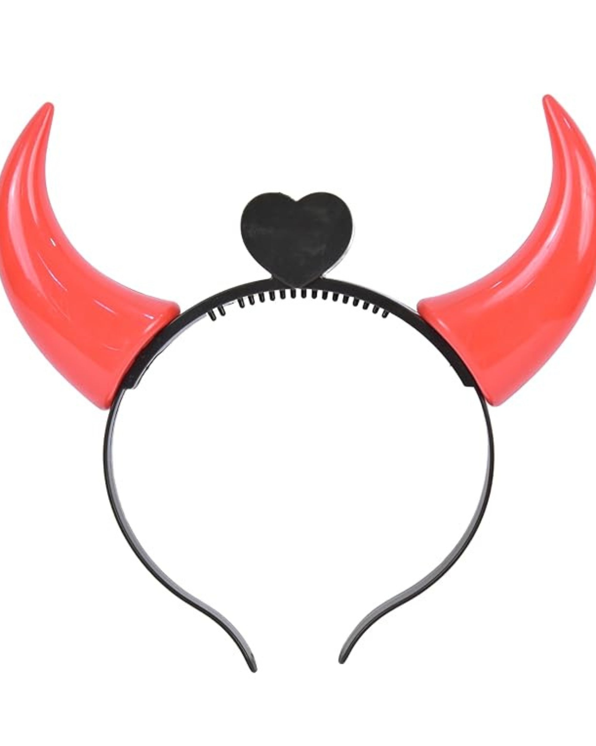 Premsons® Halloween LED Devil Horns Tiara Headband | Light-Up Horns for Halloween Costumes & Celebrations