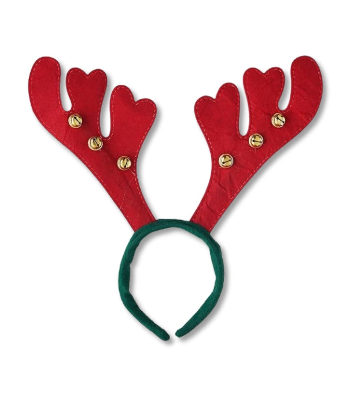Premsons® Reindeer Antler Christmas Hairband – Cute Festive Headband with Bells