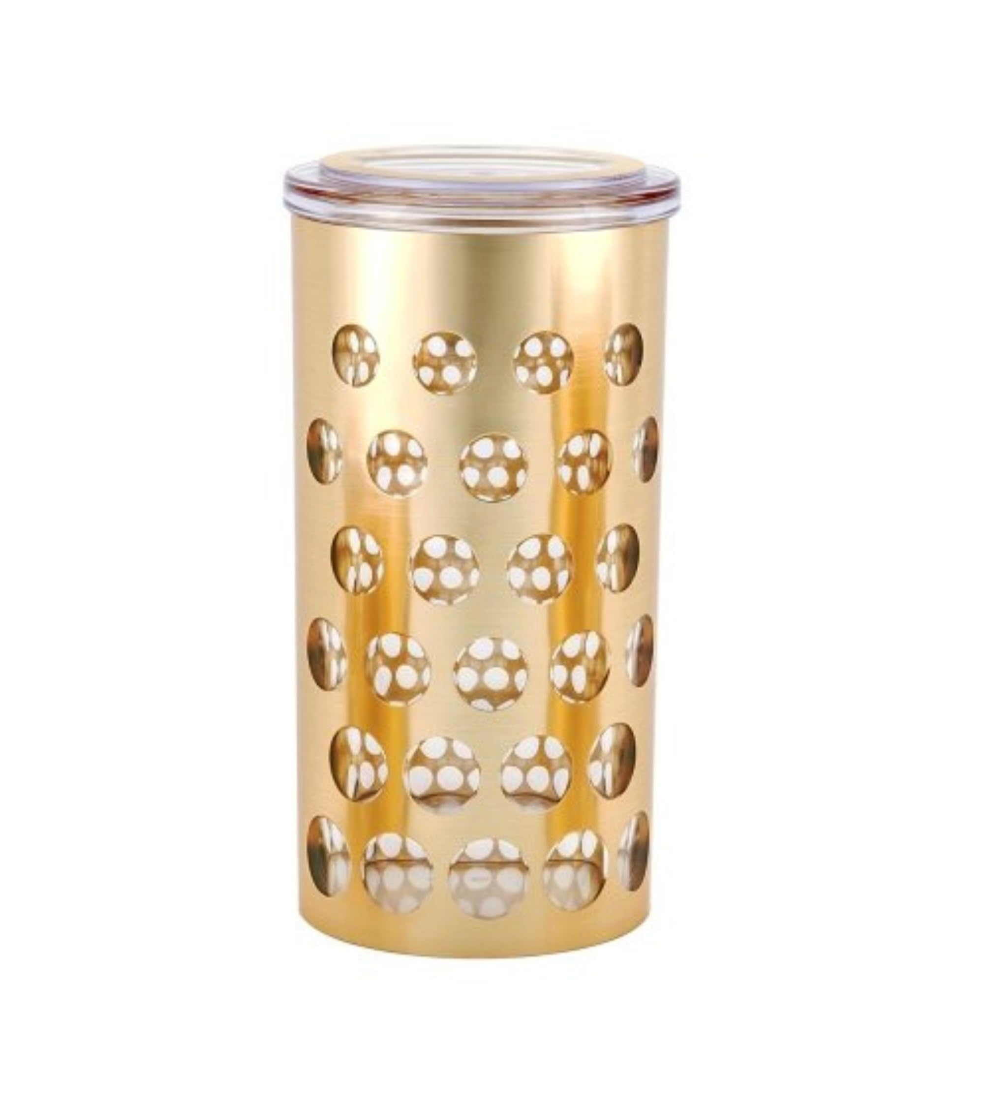 Premsons® Airtight Polka Dot Jar | Stylish Large Kitchen Storage Container for Tea, Sugar, Spices, Coffee & More