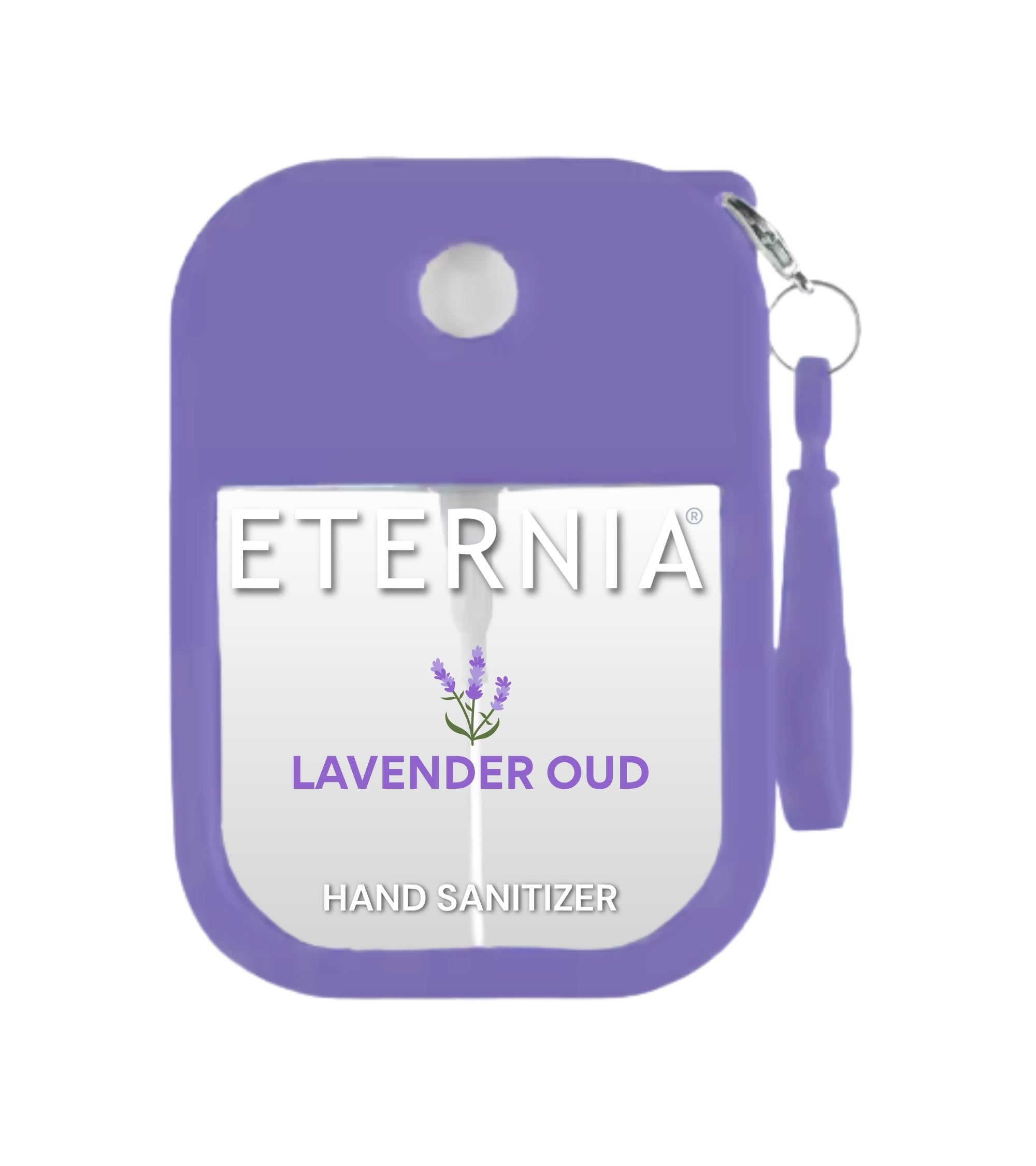 Eternia® Hand Sanitizer Spray - Hydrating Moisturizing Power Mist - Gentle on Skin, Quick-Drying Formula, Travel Friendly - Lavender Oud - 300+ Sprays - Pack of 2