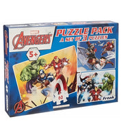 Frank Marvel Avengers 3-in-1 Jigsaw Puzzle – 60-Piece Fun & Educational Puzzle Set for Kids
