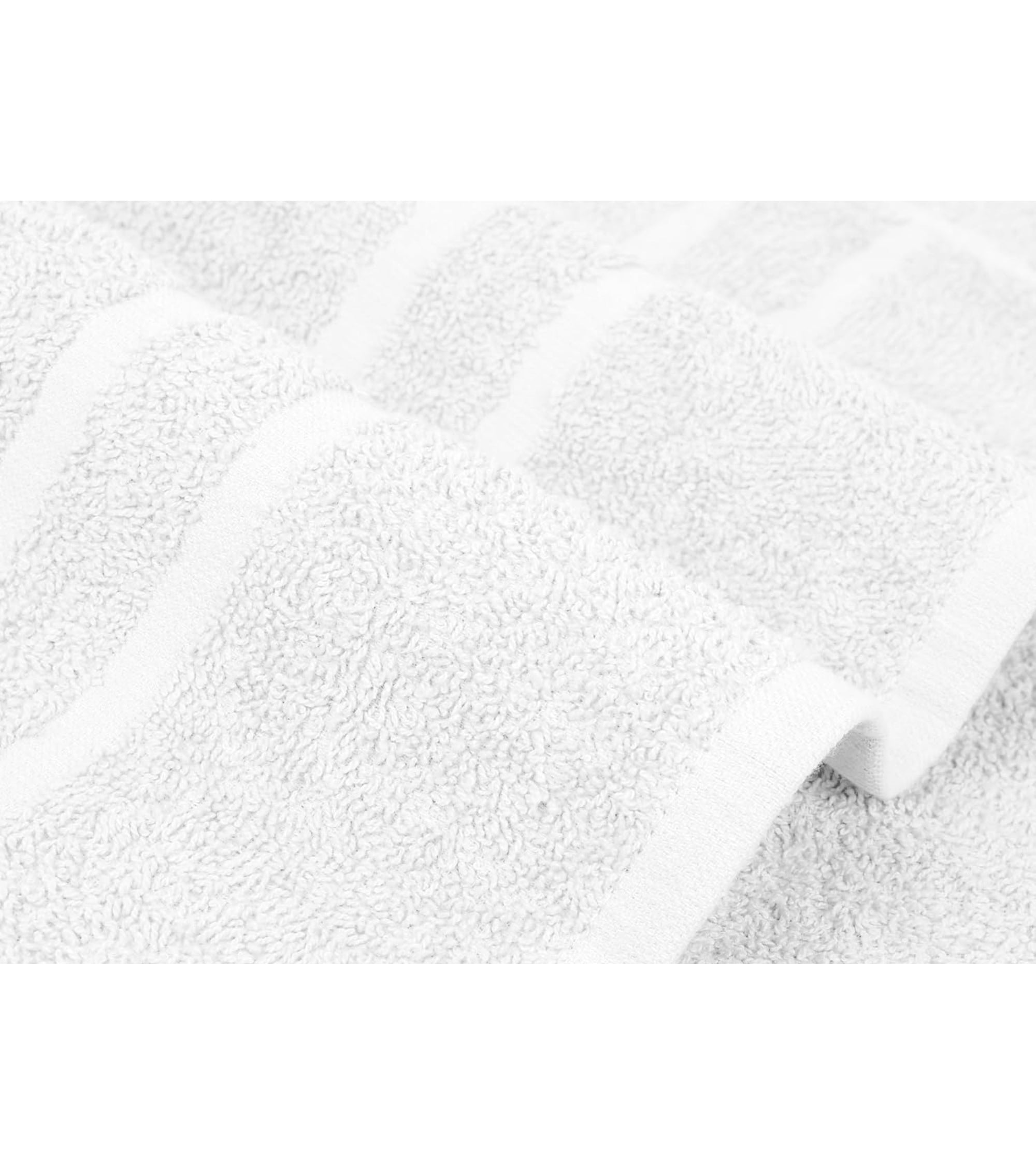 Premsons® Soft Cotton Bath Towel – Ultra-Absorbent & Quick Drying White Towel for Bathroom, Spa, Salon & Travel – Premium Lightweight Towel for Daily Use