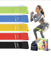 Premsons® Yoga Resistance Bands – Set of 1 Multicolor Latex Loop Bands for Home Workout, Stretching, Pilates, Therapy & Strength Training – Elastic Exercise Bands for Men, Women & Kids