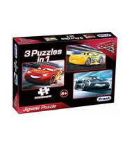 Frank Pixar Cars 3 – 3-in-1 Jigsaw Puzzle for Kids 5+ Years | 48-Piece Fun & Educational Brain Booster Game for Focus & Memory