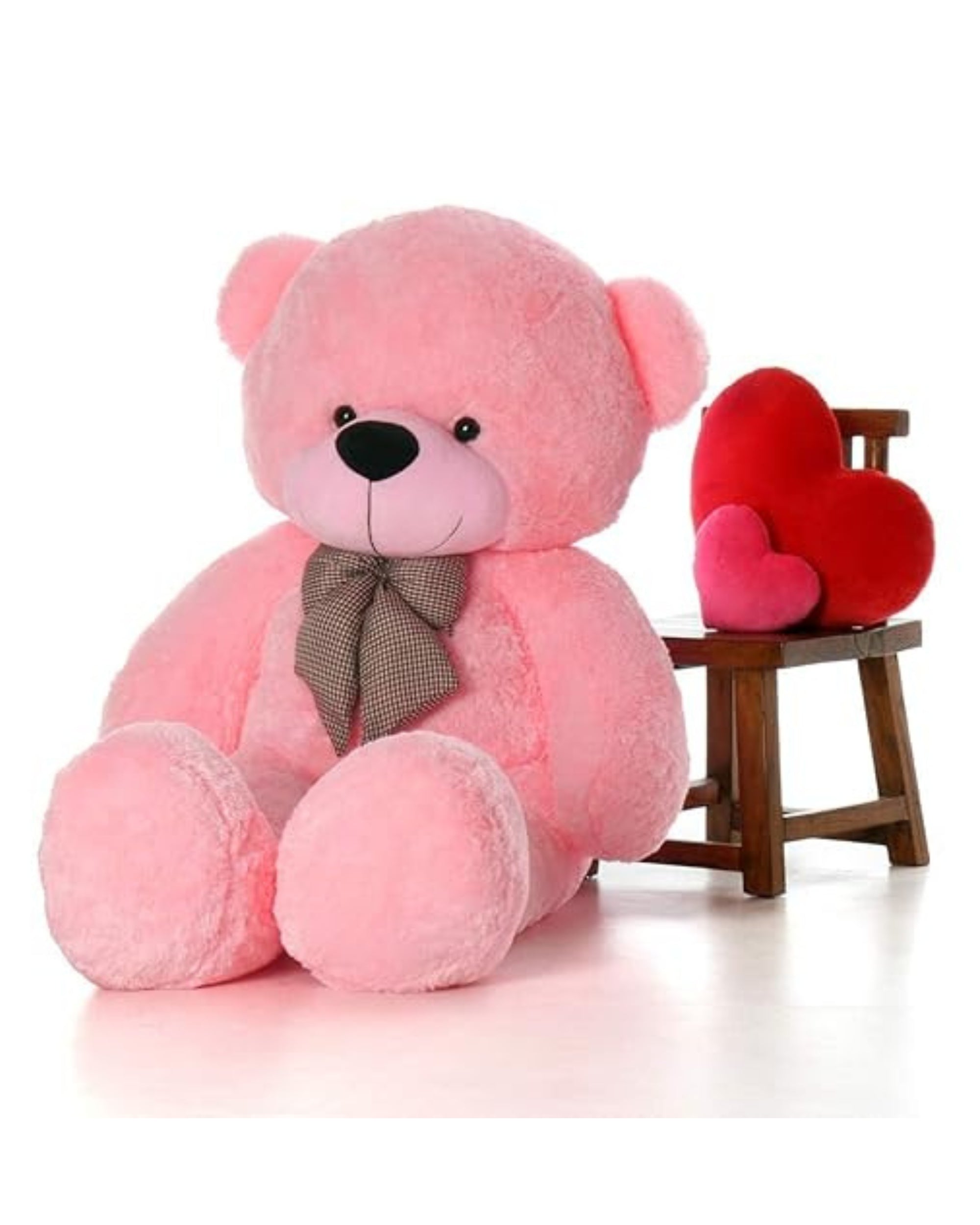 Premsons® Pink Teddy Bear Soft Toy – Plush Stuffed Animal for Girls, Kids & Loved Ones | Cute Gift for Birthday, Valentine’s Day & Christmas