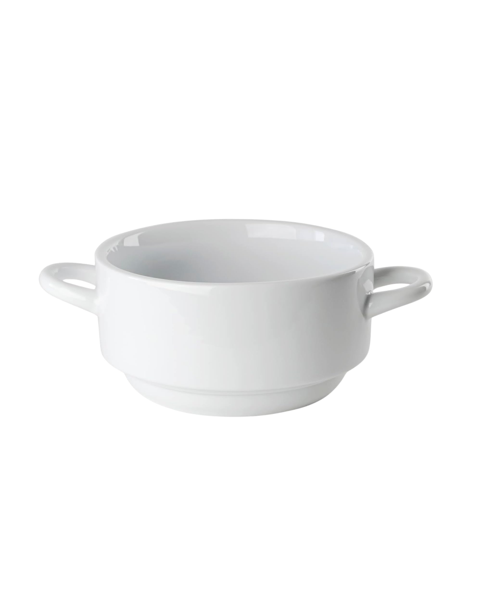 Premsons® Elegant 250ml White Porcelain Soup Bowls – Durable, Microwave & Dishwasher Safe, Premium Tableware for Daily Use, Parties, and Special Occasions – Set of 6