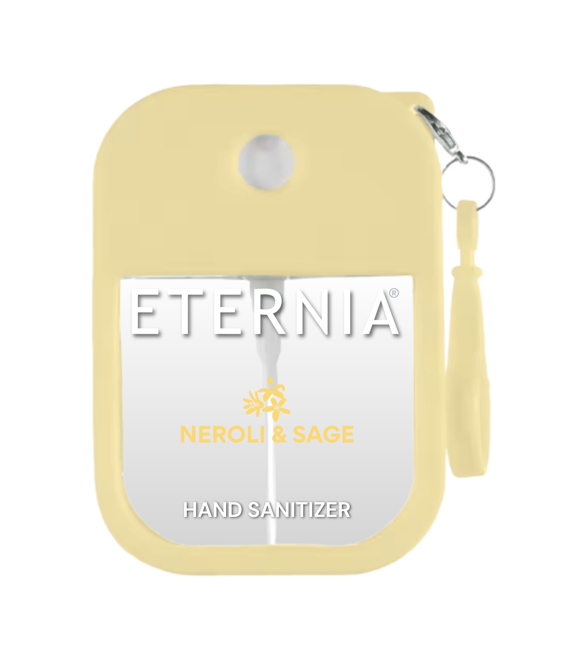 Eternia® Hand Sanitizer Spray - Hydrating Moisturizing Power Mist - Gentle on Skin, Quick-Drying Formula, Travel Friendly - Neroli Sage - 300+ Sprays - Pack of 2