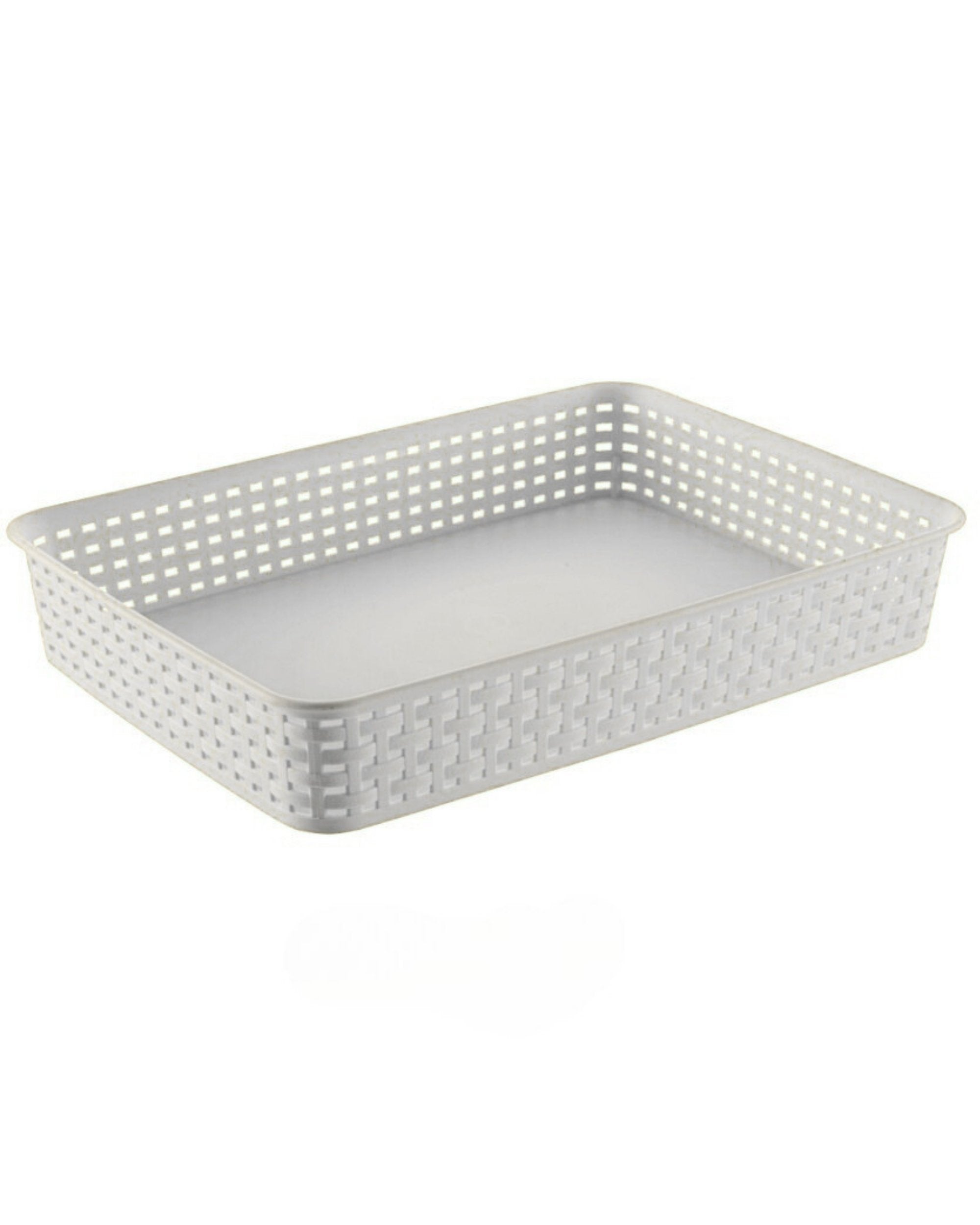 Premsons® Multipurpose Storage Basket Organizer – Off White | Ideal for Kitchen, Bathroom, Bedroom, Living Room & Utility Spaces | Durable & Stylish Home Storage Solution