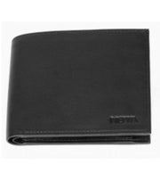 Premsons® Men's Classic Black Genuine Leather Bi-Fold Wallet – Slim, Stylish, and Durable with Multiple Card Slots and Cash Compartment - Black