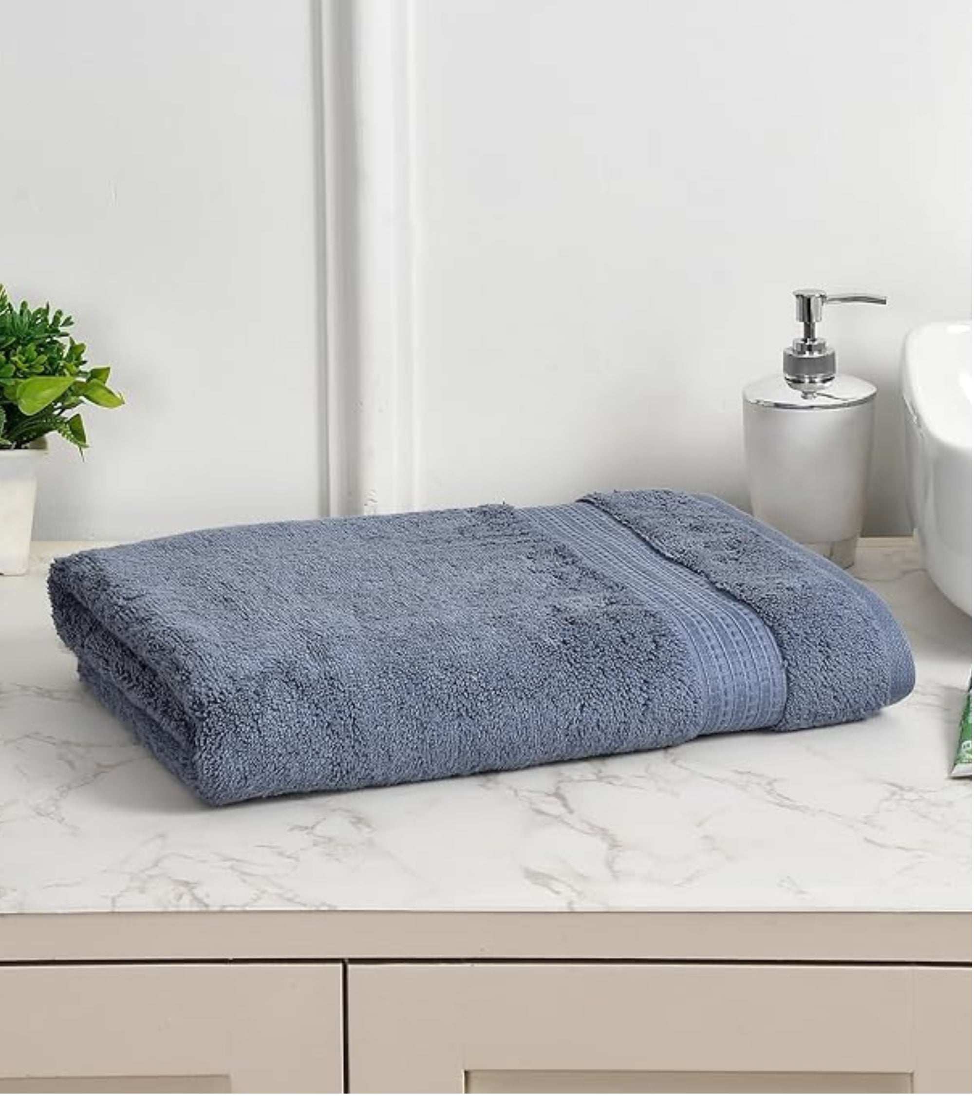 Premsons® Soft Cotton Bath Towel – Ultra-Absorbent & Quick Drying Towel for Daily Bathroom Use, Travel & Spa – Plush & Comfortable Towel for Men & Women