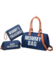 Premsons® Mommy Tote Bag | Large Diaper Bag with 2 Removable Organizing Pouches | Stylish & Spacious Baby Essentials Travel Bag for Moms