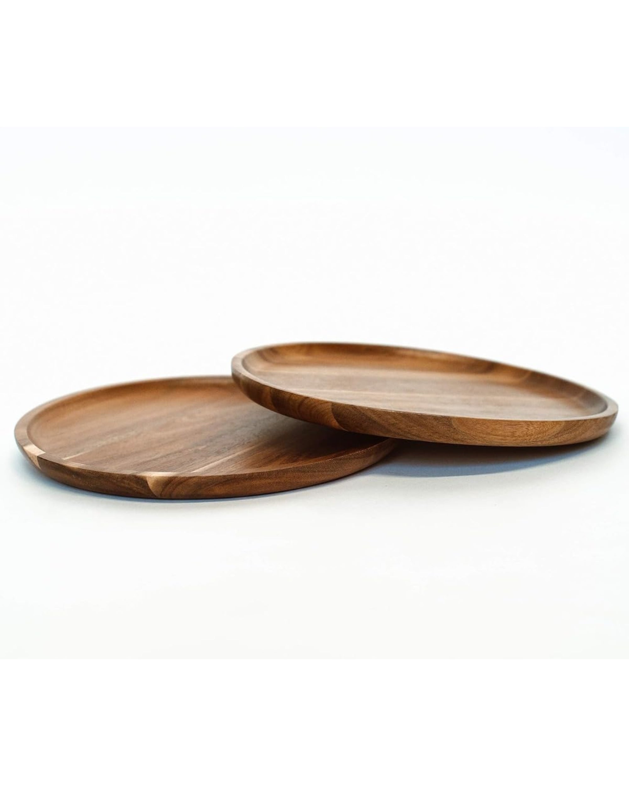 Premsons® Small Wooden Pizza Platter – Eco-Friendly & Unbreakable Serving Tray for Home & Kitchen | Ideal for Pizza, Snacks & Appetizers