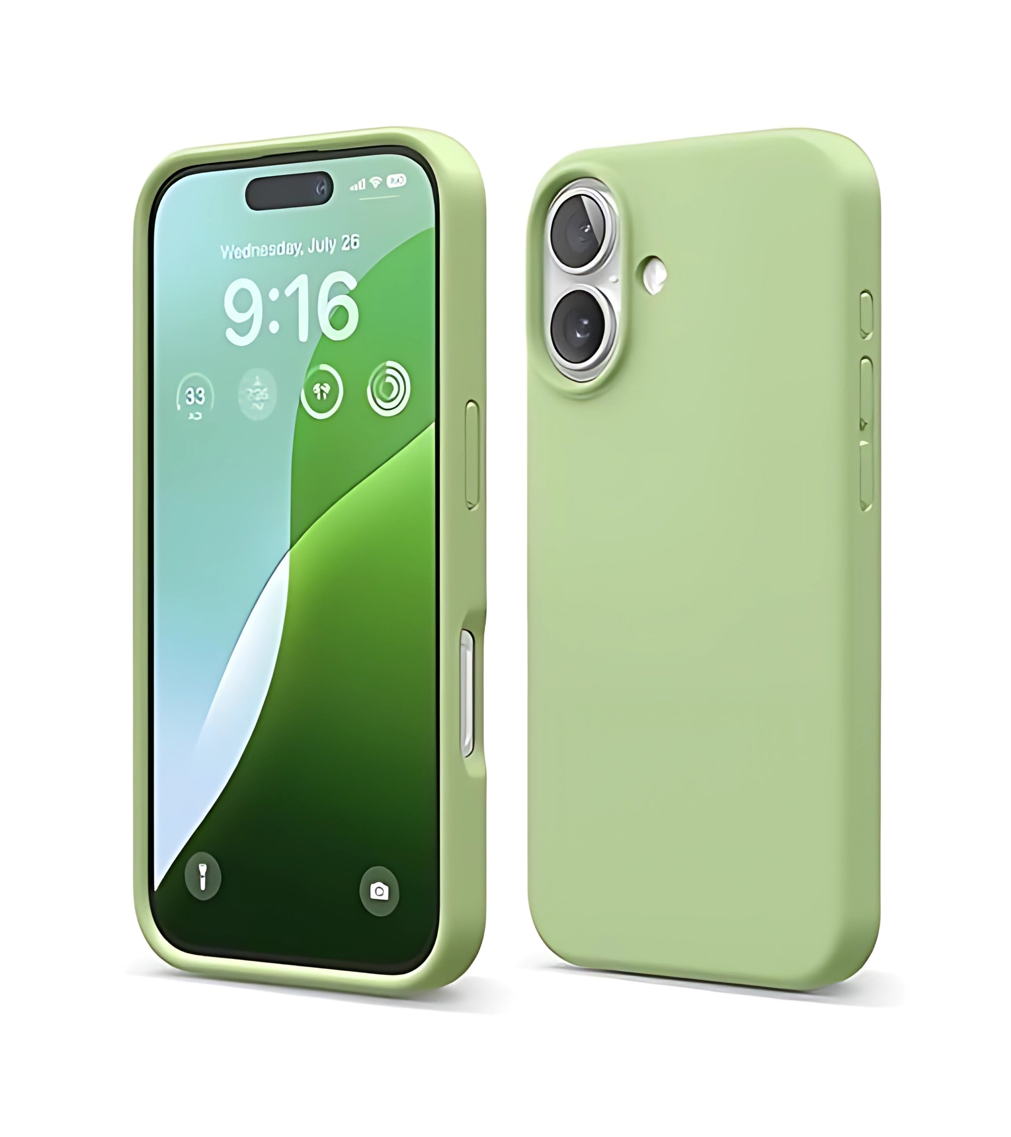 Premsons® Soft Silicone Back Case for iPhone 16 – Slim Fit, Shockproof, Matte Finish Protective Cover