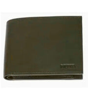 Premsons® Men's Classic Olive Green Genuine Leather Bi-Fold Wallet – Slim, Stylish, and Durable with Multiple Card Slots and Cash Compartment  Olive Green
