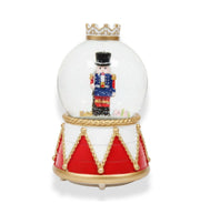 Premsons® Nutcracker Christmas Snow Globe – Festive Table Decor Gift