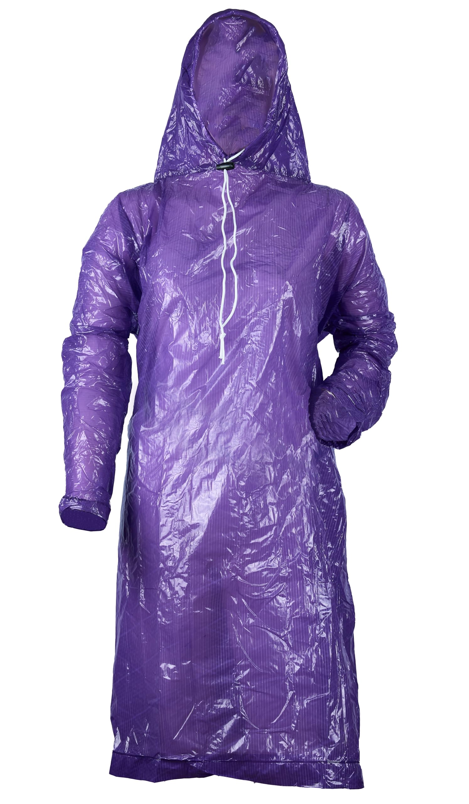 Premsons® Reusable Raincoat Poncho with Hood for Women & Men - Unisex Outdoor Rain Poncho for Adult Boys Girls - Waterproof Lightweight Packable One Size Fits Most Rainwear with Sleeves - Pack Of 3