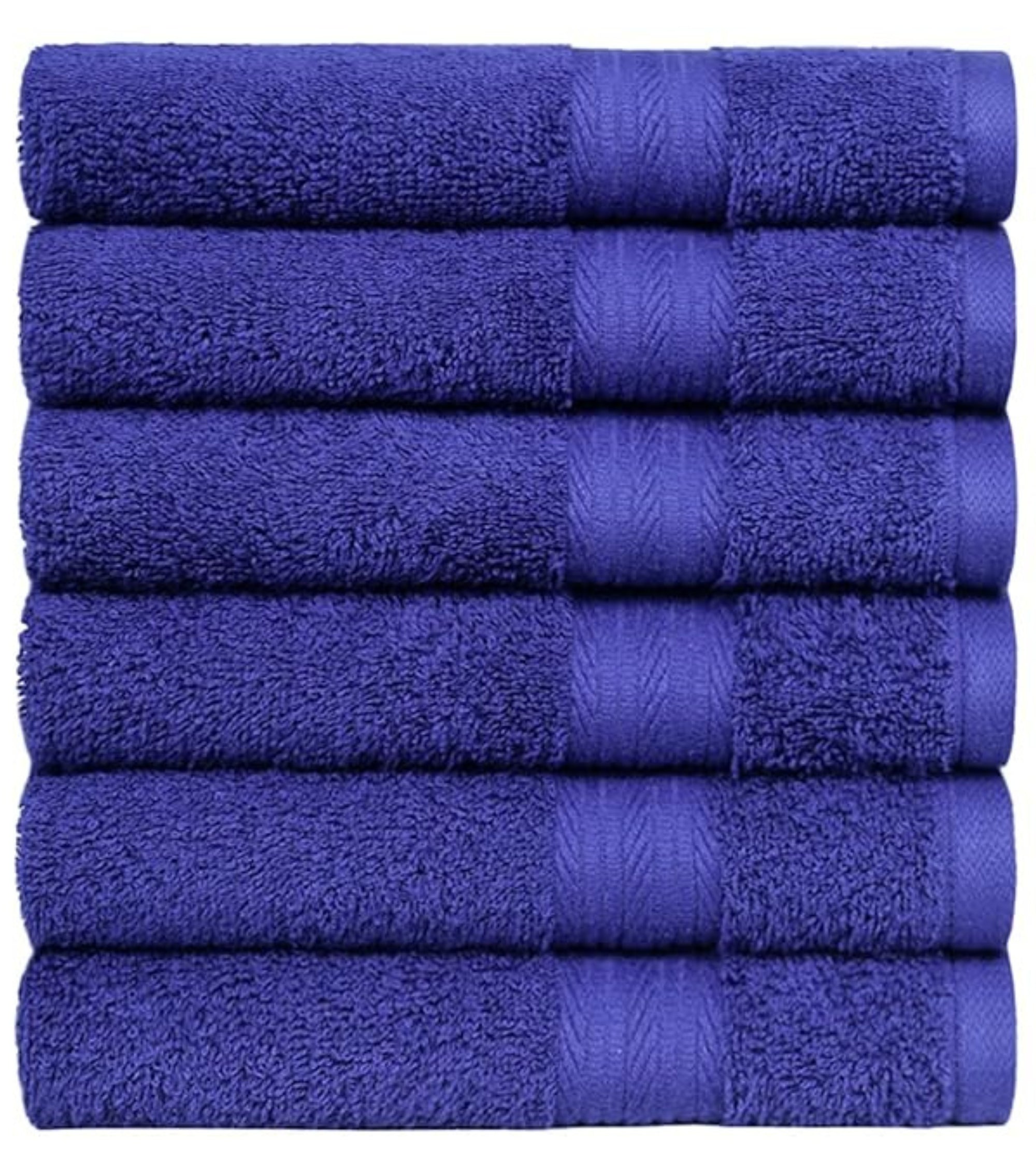 Premsons® Premium Cotton Hand Napkins – Set of 6 Super Soft & Absorbent Towels for Bathroom, Kitchen & Travel – Quick Drying Cotton Hand Towels