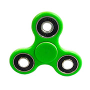 Premsons® Hand Spinner Desk Toy - High Speed Smooth Finger Fidget Spinner - Sensory Stress Relief Game Play for Kids & Adults - Birthday Party Gift - Four Bearing - Green + White Dual Sided