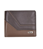 Premsons® Leather Wallet for Men – Stylish Bi-Fold Design with Multiple Card Slots, Cash Compartments & ID Window – Slim & Durable Purse for Everyday Use (Brown & Dark Brown)