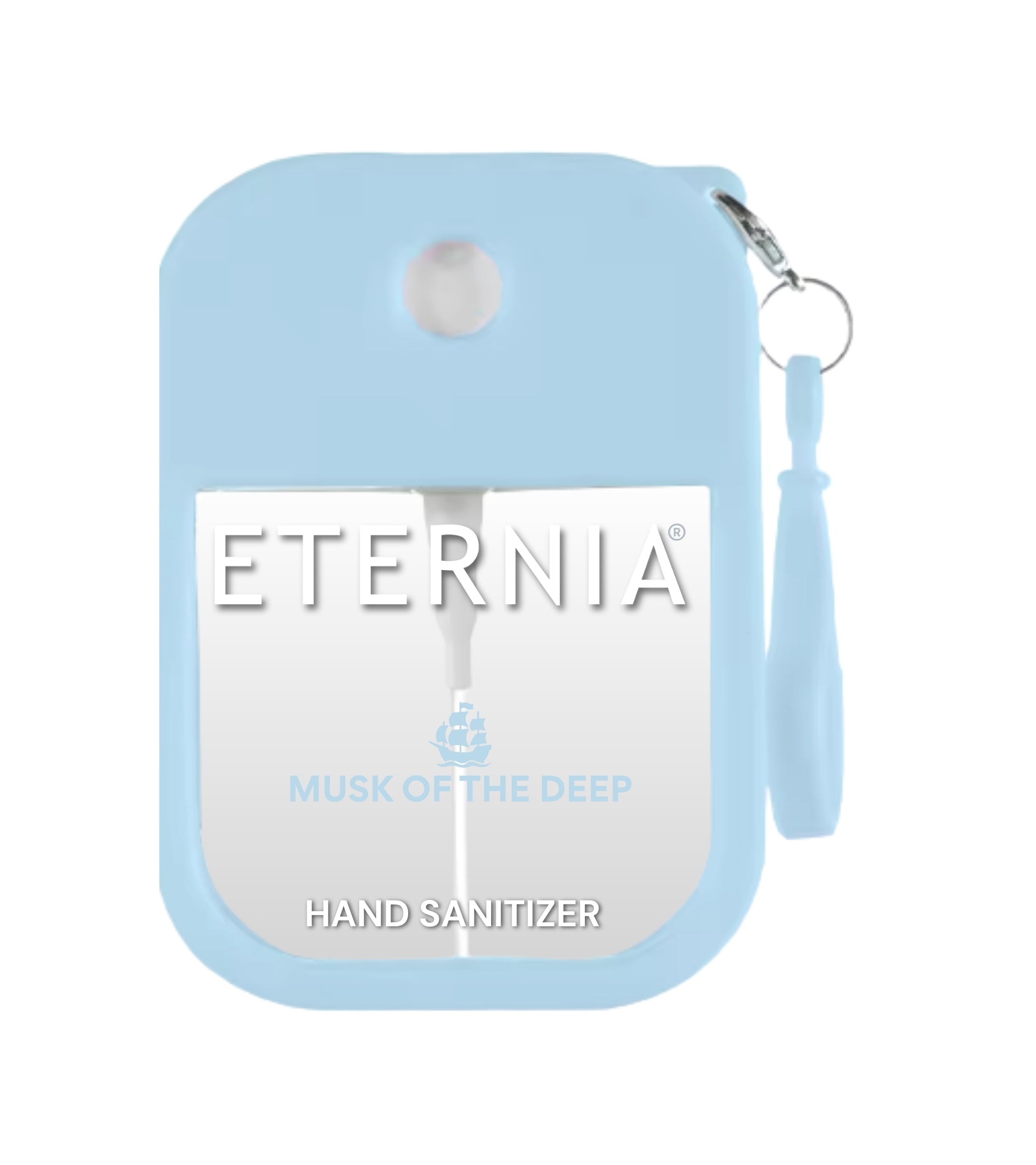 Eternia® Hand Sanitizer Spray - Hydrating Moisturizing Power Mist - Gentle on Skin, Quick-Drying Formula, Travel Friendly - Musk of the Deep - 300+ Sprays - Pack of 2