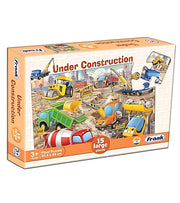 Frank Under Construction Site Floor Jigsaw Puzzle – 15-Piece Educational Puzzle for Kids Ages 3-7 | Boosts Motor Skills & Imagination | Perfect Gift for Boys & Girls