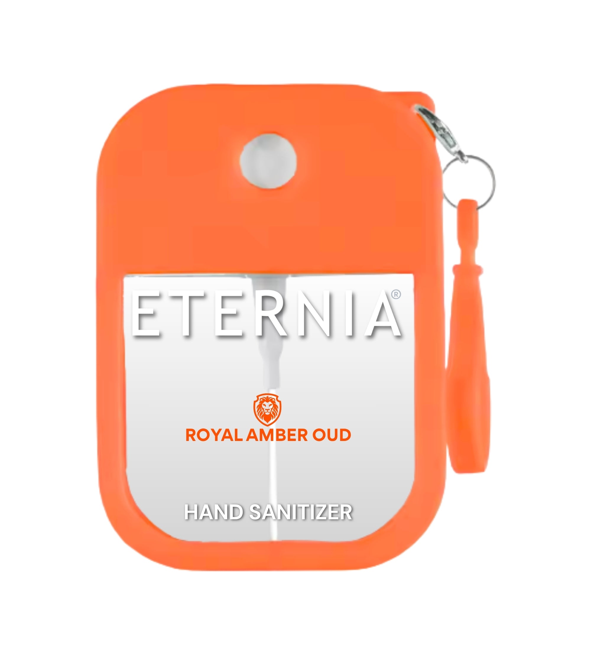 Eternia® Hand Sanitizer Spray - Hydrating Moisturizing Power Mist - Gentle on Skin, Quick-Drying Formula, Travel Friendly - Royal amber Oud - 300+ Sprays - Pack of 2